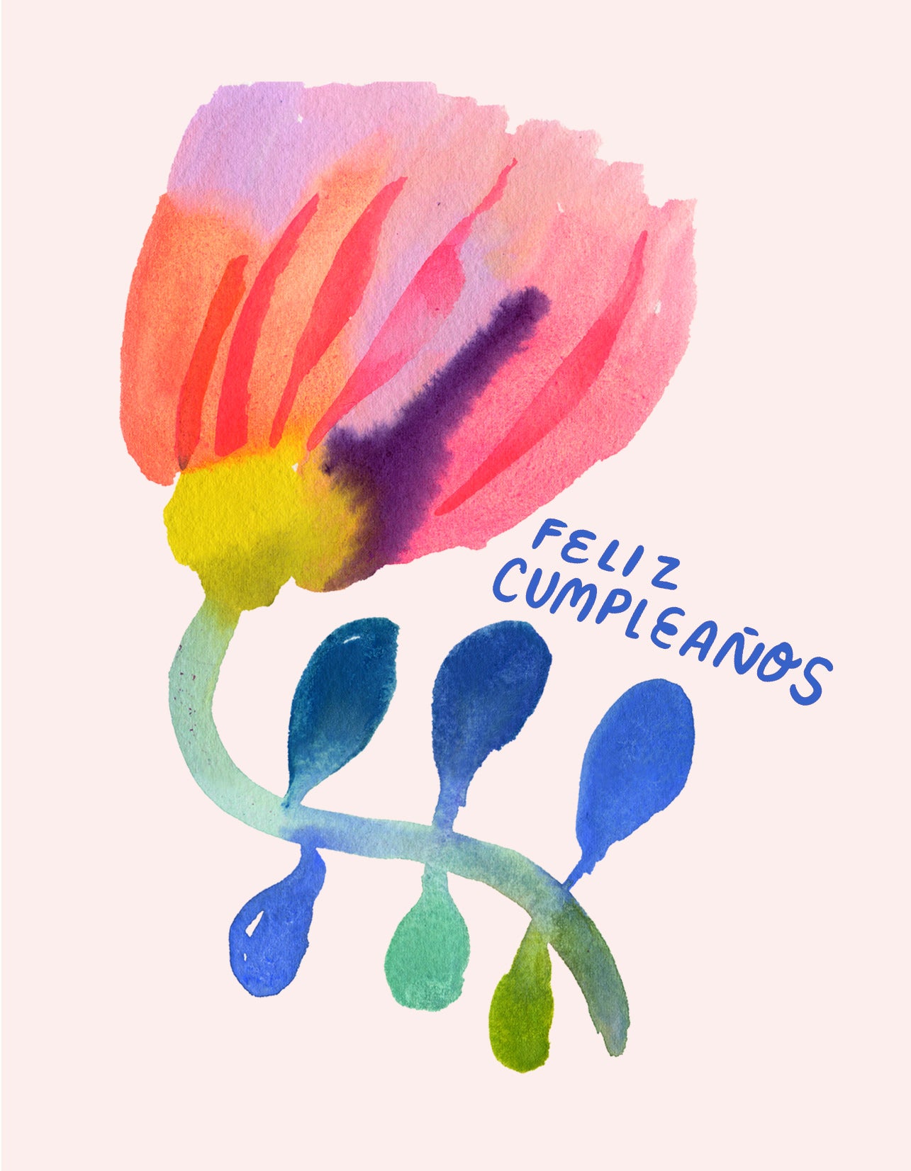 Feliz Cumpleaños Greeting Card (Spanish)