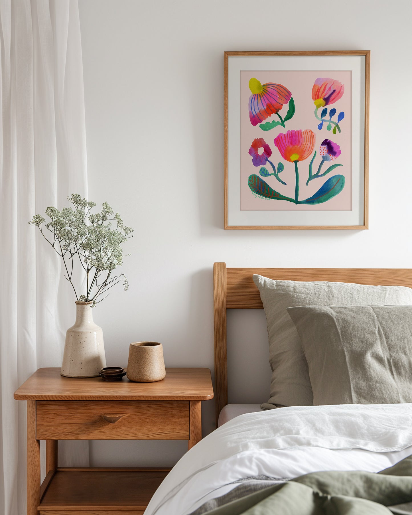Flower collage fine art print 4