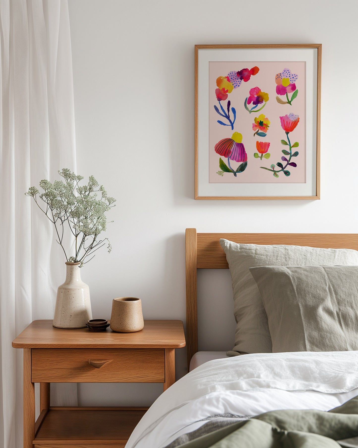Flower collage fine art print 3