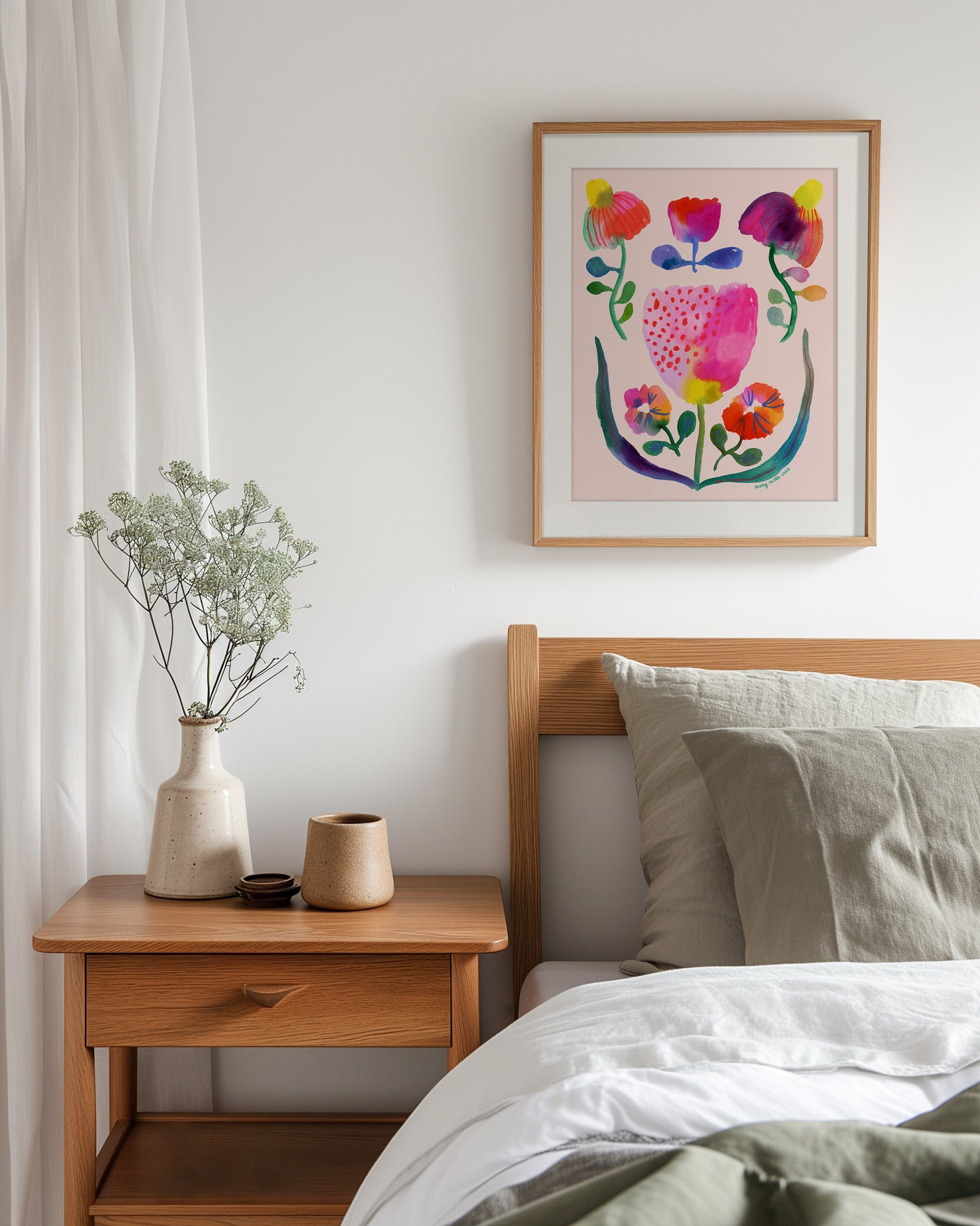 Flower collage fine art print 2
