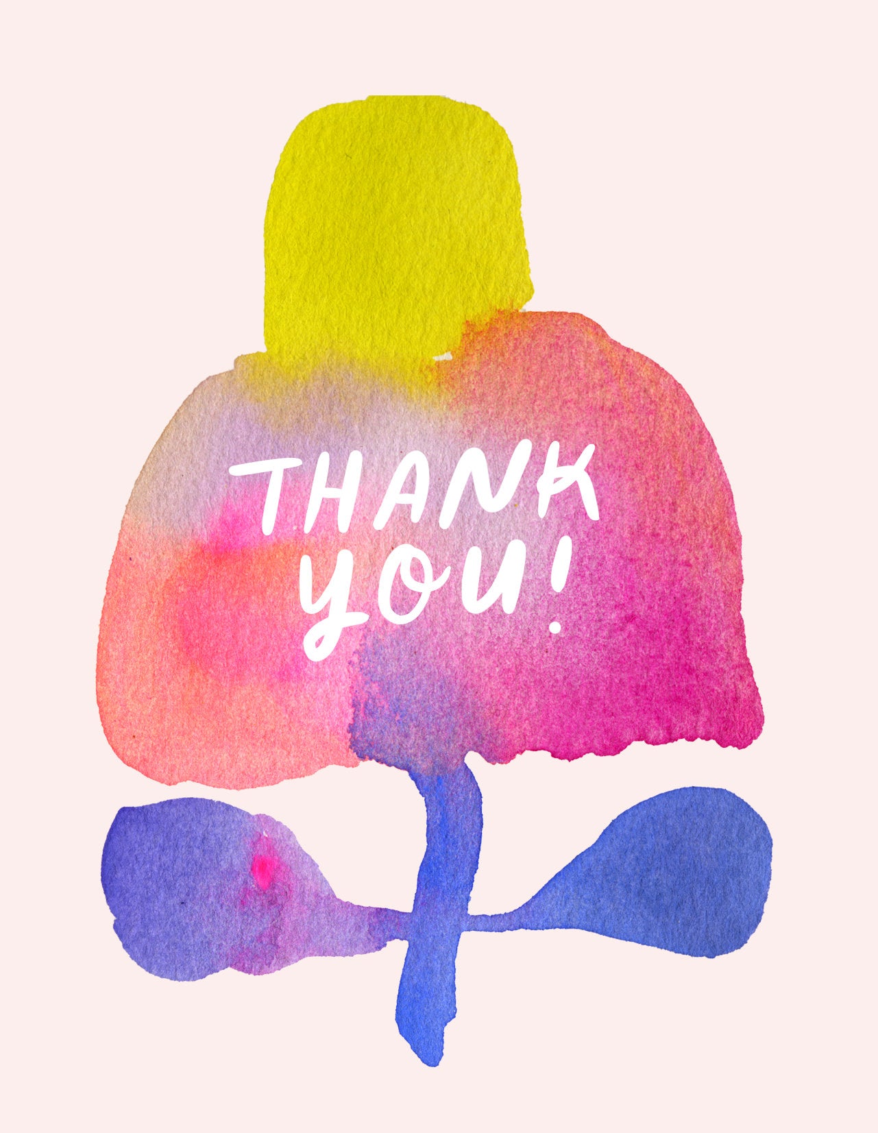 Coneflower Thank You Greeting Card
