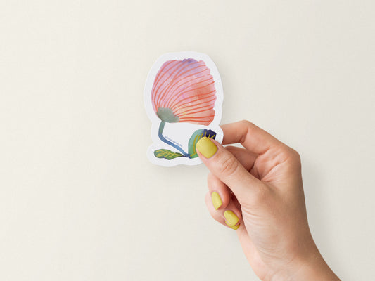 Vinyl Waterproof Flower Sticker 3