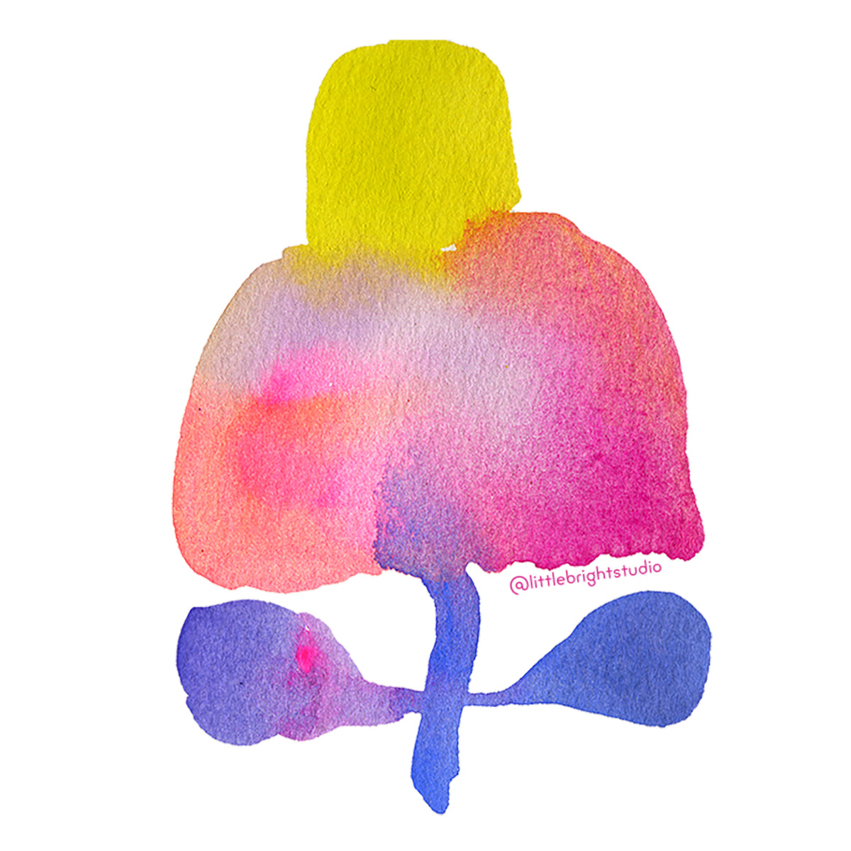 Vinyl Waterproof Flower Sticker 4