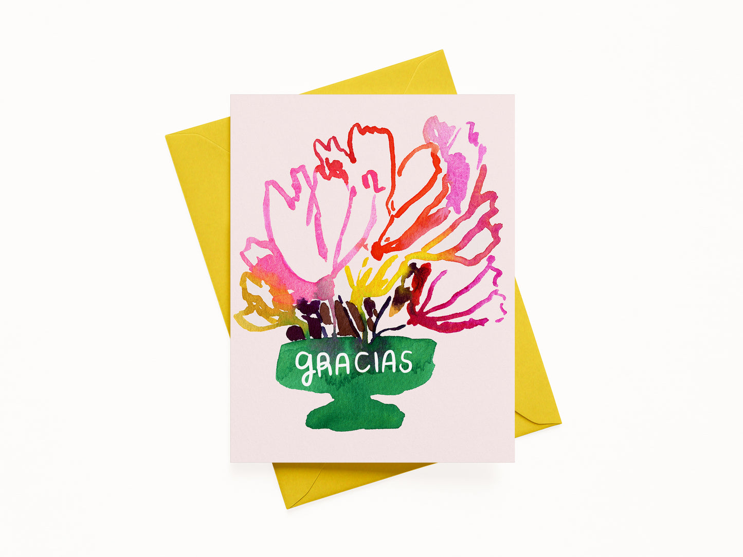 Gracias Bouquet Greeting Card (Spanish)