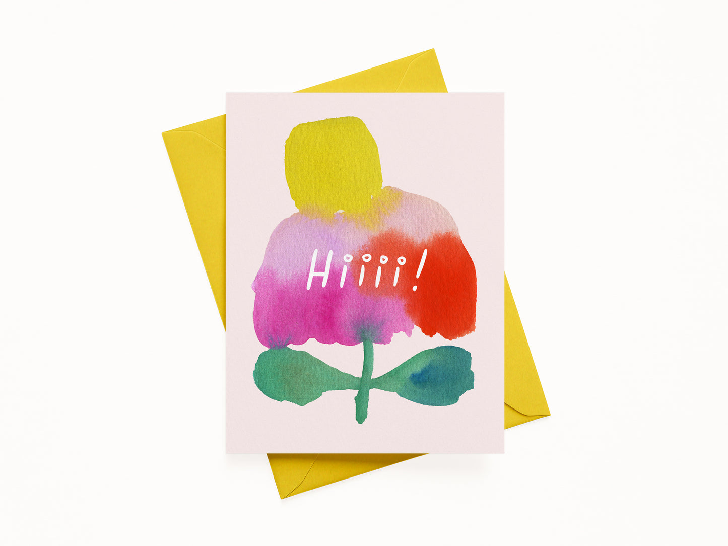 Hi Coneflower Greeting Card