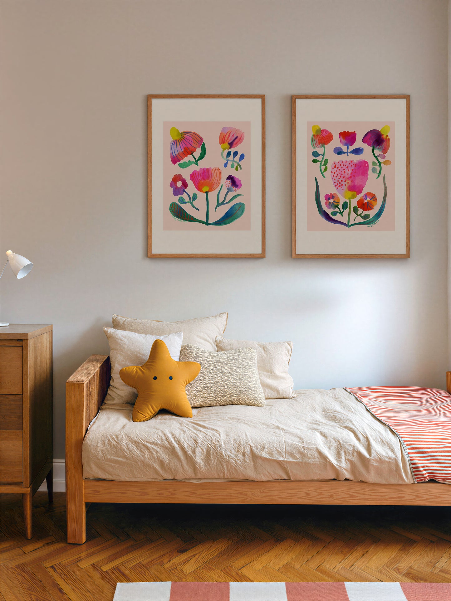 Flower collage fine art print 4