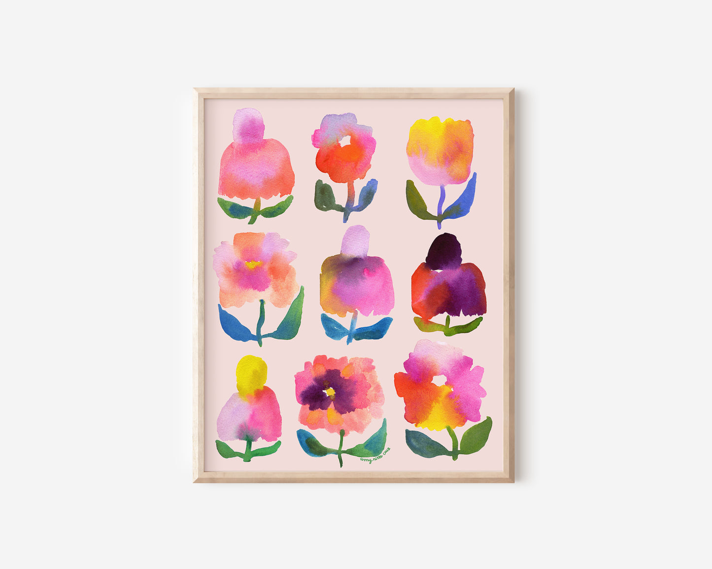 Nine flower fine art print 2