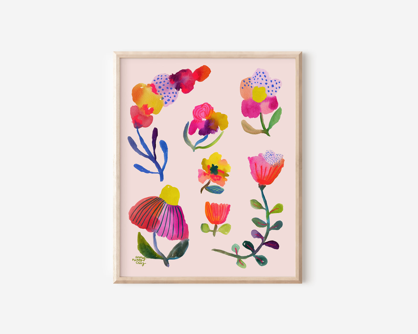 Flower collage fine art print 3