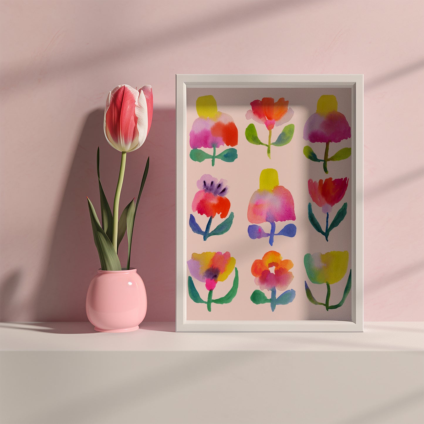 Nine flower fine art print 3